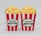Ceramic Popcorn Salt and Pepper Shakers, Popcorn Lover Gift, Father's Day Gift